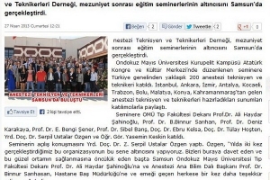 Seminer Başladı