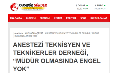 Karabük Gündem Basınında Yer Aldık