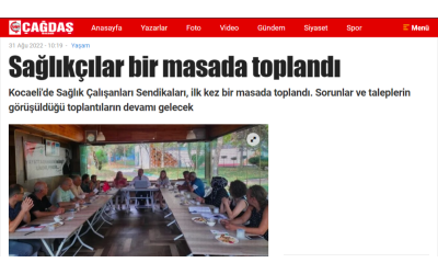 Çağdaş Kocaeli: Sağlıkçılar Bir Masada Toplandı