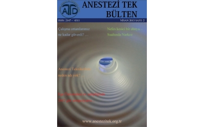 Anestezi Tek Bülten Nisan 2013