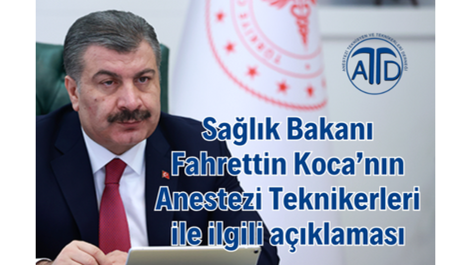 Sağlık Bakanı Fahrettin Koca, mesleğimizi ilgilendiren açıklamalarda bulundu!