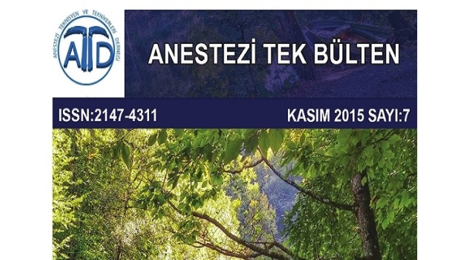 Anestezi Tek Bülten 7. Sayı